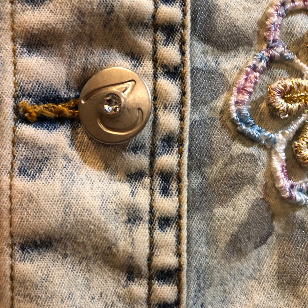 EUC Variations Bleached Denim Jacket - Picture 6 of 16